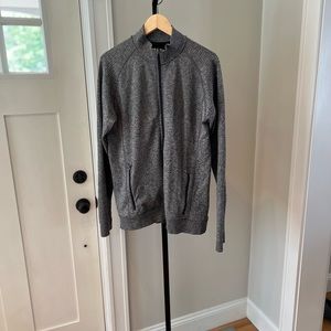 Mens Lululemon Grey ZipUp Sweatshirt Size Large